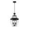 Z-Lite Westover 3 Light Outdoor Chain Mount Ceiling Fixture, Black & Clear Beveled 580CHB-BK - alternate 4